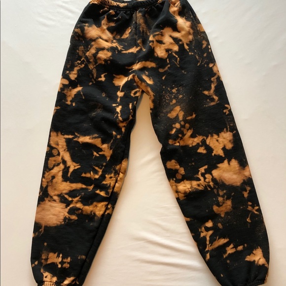 Bleach Dyed High Waisted Sweatpants (NWOT) - Picture 4 of 7